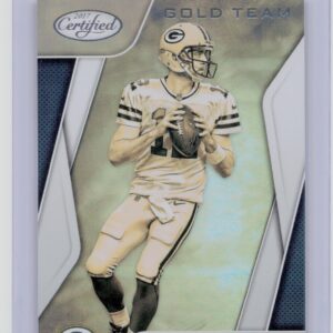 2017 Certified Aaron Rodgers #GT-AR Packers Gold Team