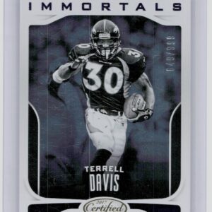 2017 Certified Terrell Davis /999 #109 Broncos