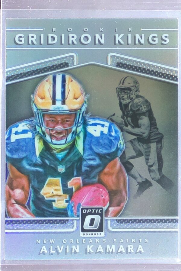 2017 Donruss Optic Alvin Kamara #11 Saints Rookie Gridiron Kings