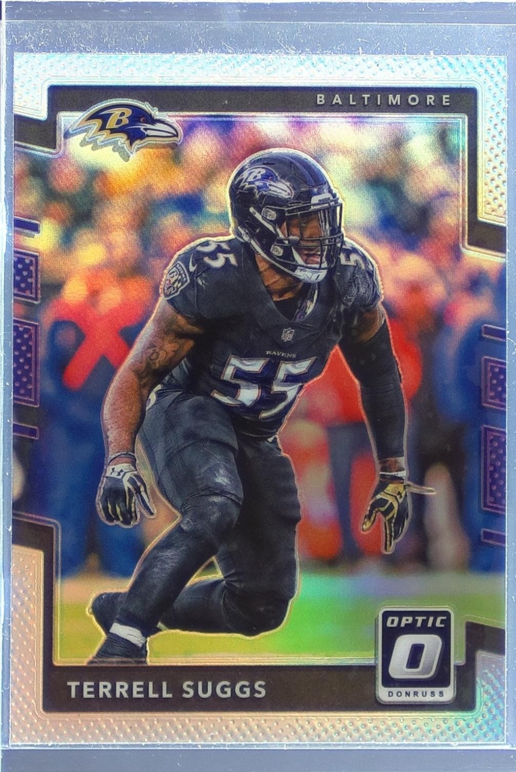 2017 Donruss Optic Terrell Suggs Holo #86 Ravens