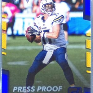 2017 Donruss Philip Rivers Press Proof Blue #188 Chargers
