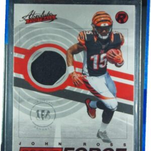 2017 Panini Absolute John Ross III #24 Bengals Rookie Force Red