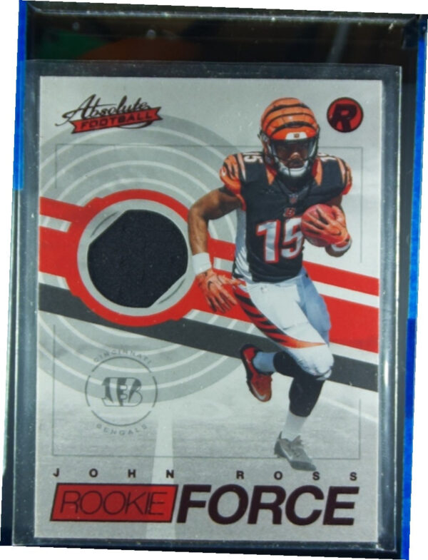 2017 Panini Absolute John Ross III #24 Bengals Rookie Force Red