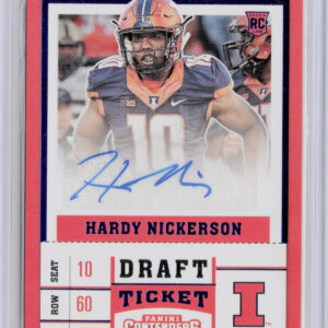 2017 Panini Contenders Draft Picks Hardy Nickerson, Jr. AU #283 Illini