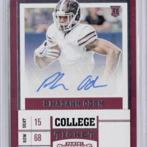 2017 Panini Contenders Draft Picks Phazahn Odom AU #216 Rams