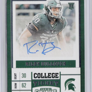 2017 Panini Contenders Draft Picks Riley Bullough #284 Spartans