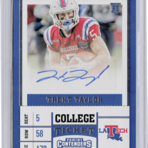 2017 Panini Contenders Draft Picks Trent Taylor AU #258 Bulldogs