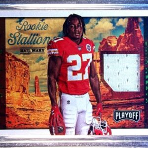 2017 Panini Playoff Kareem Hunt JSY #RS-KH Chiefs Rookie Stallions Hail Mary