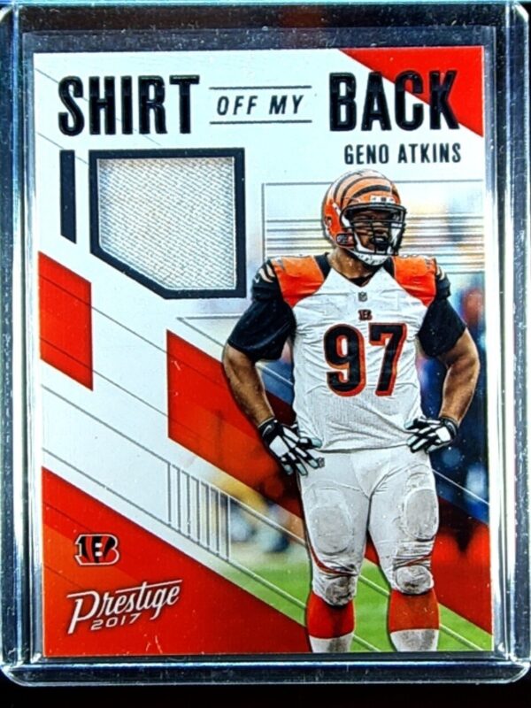 2017 Panini Prestige Geno Atkins JSY #36 Bengals Shirt Off My Back