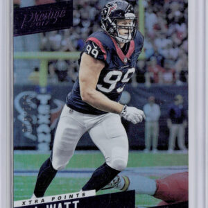 2017 Panini Prestige J.J. Watt Xtra Points Purple SN100 #153 Texans