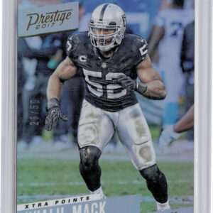 2017 Panini Prestige Khalil Mack Xtra Points Gold SN50 #31 Raiders