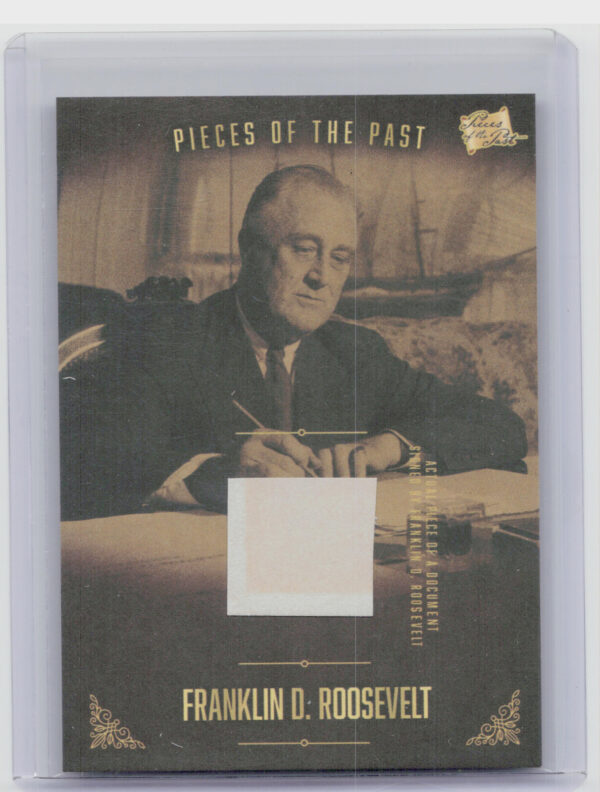 2017 The Bar Pieces of the Past Franklin D. Roosevelt