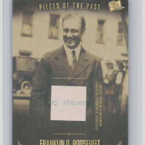 2017 The Bar Pieces of the Past Volume Two:  Franklin D. Roosevelt