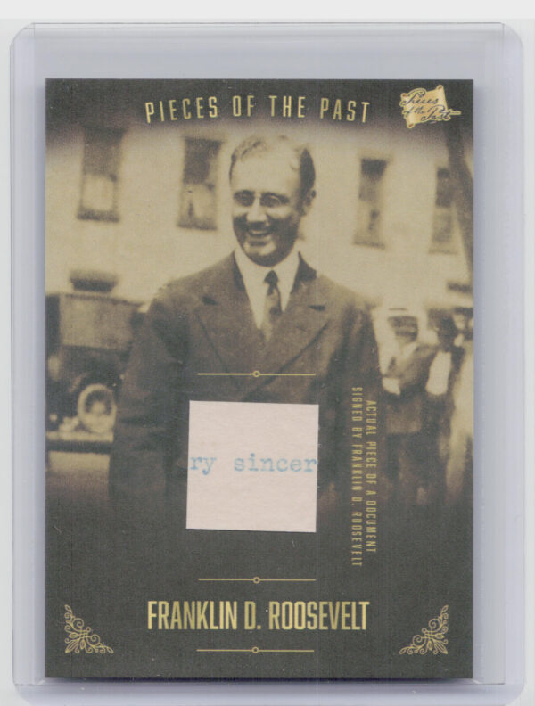 2017 The Bar Pieces of the Past Volume Two:  Franklin D. Roosevelt