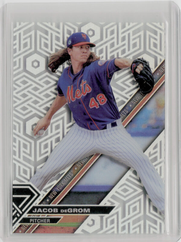2017 Topps High Tek Jacob deGrom Chainlink Hexagons #HT-JDE Mets