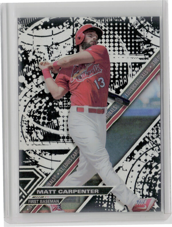 2017 Topps High Tek Matt Carpenter Blackout #HT-MC Cardinals