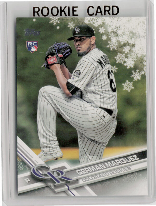 2017 Topps Holiday German Marquez RC #HMW155 Rockies