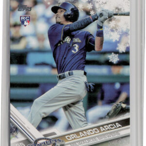 2017 Topps Holiday Orlando Arcia RC #HMW139 Brewers