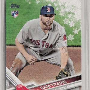 2017 Topps Holiday Sam Travis RC #HMW83 Sox