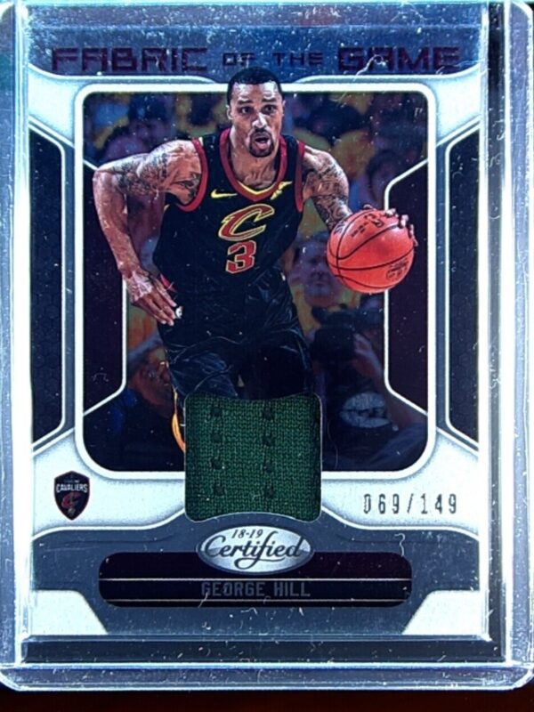 2018-19 Certified george hill JSY /149 #FB-GHL Cavaliers Fabric of the Game