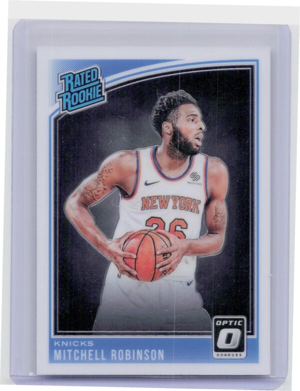 2018-19 Donruss Optic Mitchell Robinson RC #163 Knicks