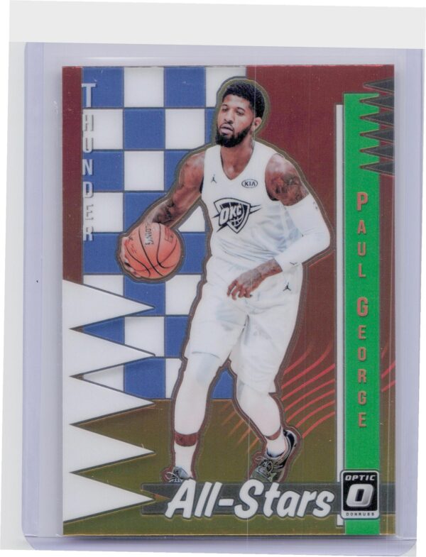 2018-19 Donruss Optic Paul George #6 Thunder All Stars Holo