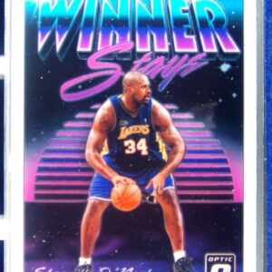 2018-19 Donruss Optic Shaquille O'Neal #14 Lakers Winner Stays