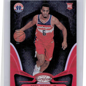 2018-19 Panini Certified Troy Brown Jr. Red SN299 #165 Wizards