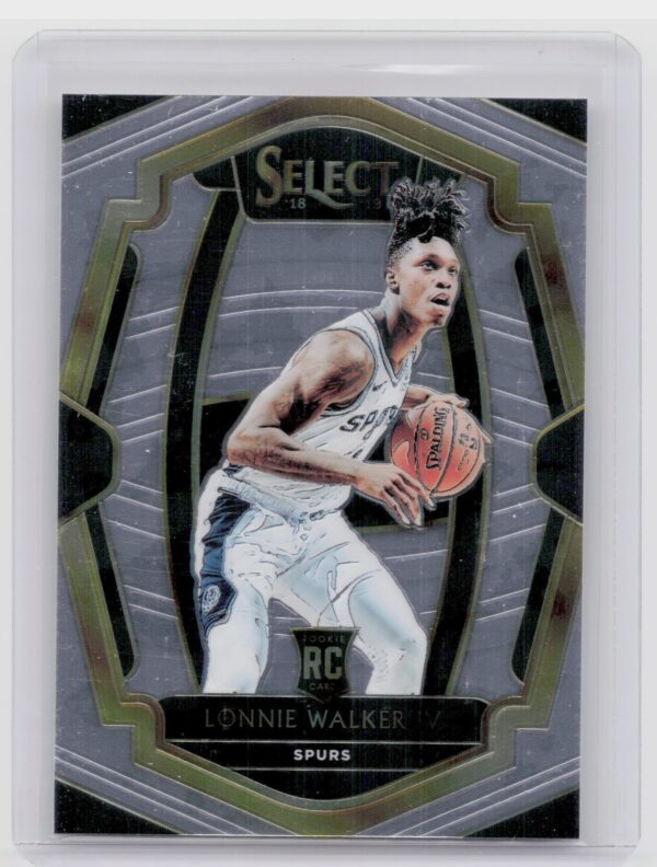 2018-19 Panini Select Lonnie Walker IV RC #174 Spurs