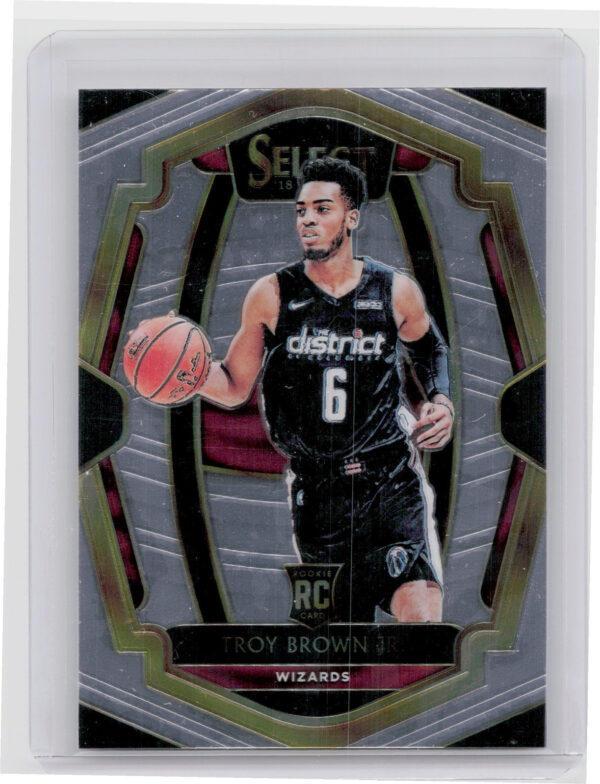 2018-19 Panini Select Troy Brown Jr. RC #144 Wizards