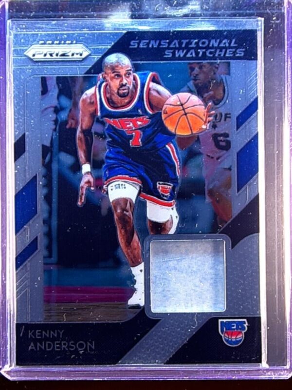 2018-19 Prizm Kenny Anderson JSY #58 Nets Sensational Swatches