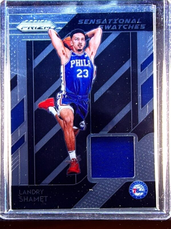 2018-19 Prizm Landry Shamet JSY #85 76ers Sensational Swatches