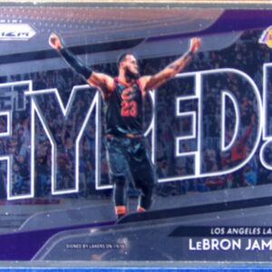 2018-19 Prizm LeBron James #4 Lakers Get Hyped!