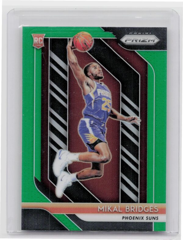 2018-19 Prizm Mikal Bridges Green #289 Suns