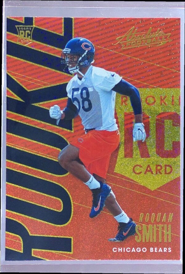 2018 Absolute Roquan Smith Spectrum Gold RC #136 Bears