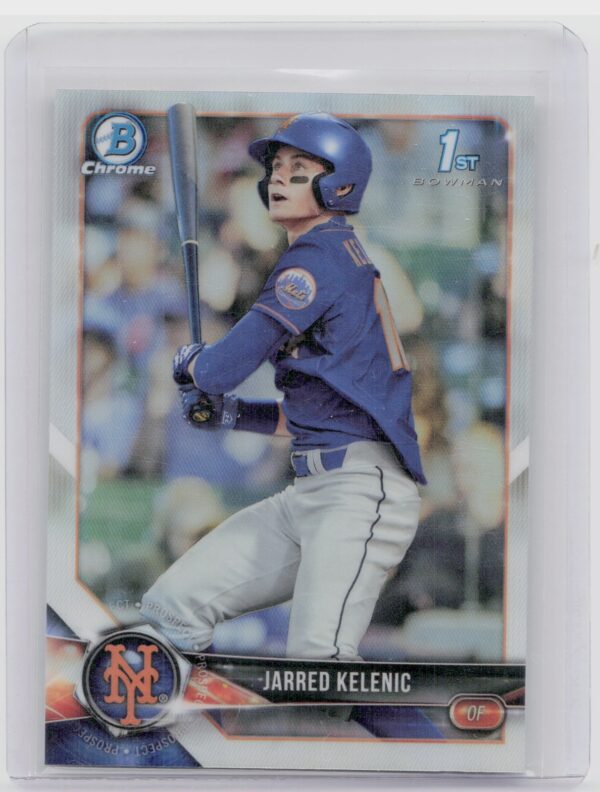 2018 Bowman Draft Jarred Kelenic Chrome Refractors #BDC-6 Mets