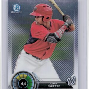 2018 Bowman Juan Soto #BTP-44 Nationals Bowman Chrome Scouts' Top 100