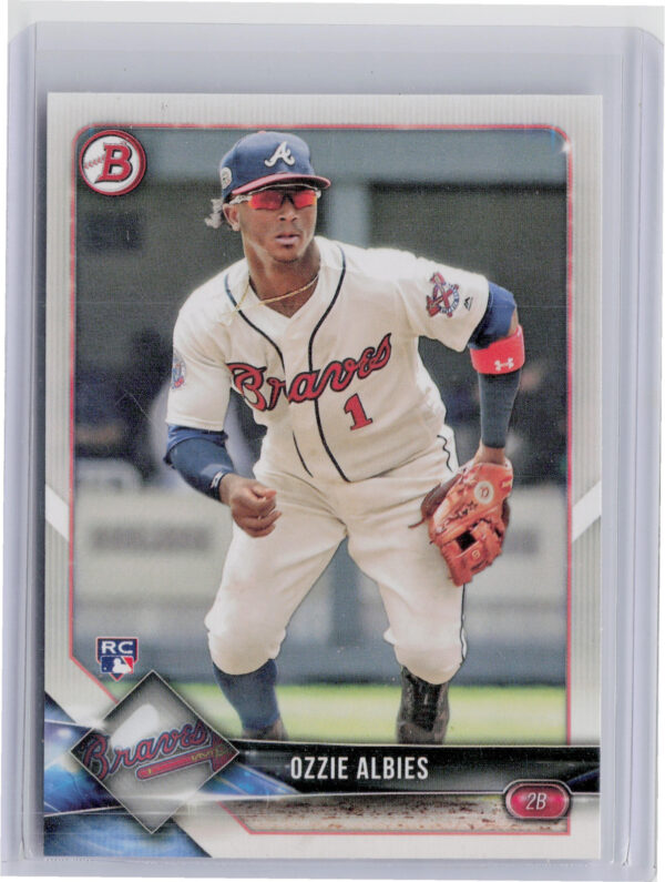2018 Bowman Ozzie Albies RC #62 Braves