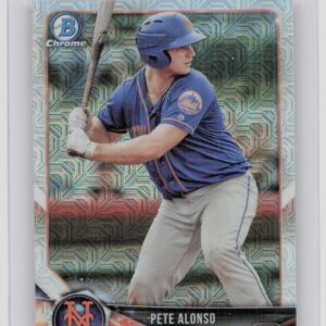 2018 Bowman Pete Alonso #BCP137 Mets Chrome Prospects Mojo Refractor