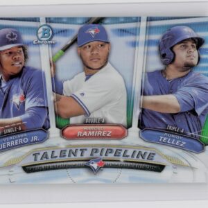 2018 Bowman Rowdy Tellez  / Vladimir Guerrero Jr.  / Harold Ramirez #TP-TOR Jays