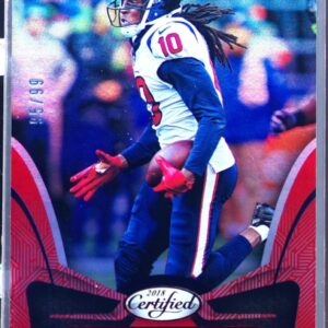 2018 Certified DeAndre Hopkins Mirror Red /99 #90 Texans