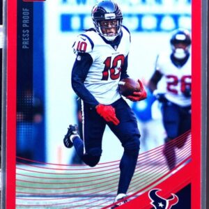 2018 Donruss DeAndre Hopkins Press Proof Red #115 Texans