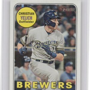 2018 Heritage Christian Yelich SP VAR #720 Brewers