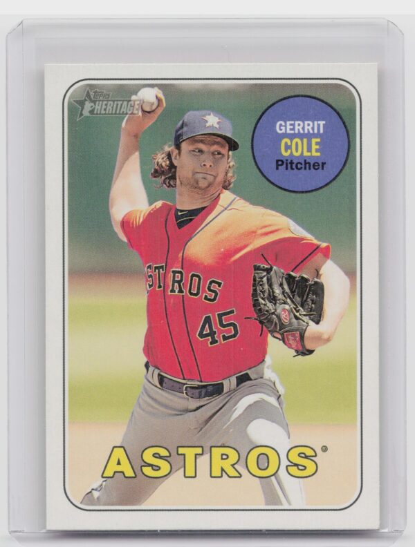 2018 Heritage Gerrit Cole SP VAR #715 Astros