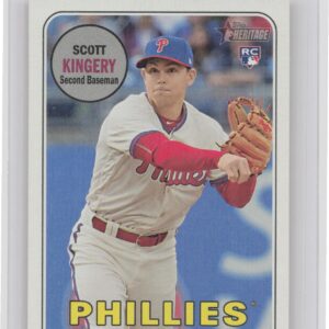 2018 Heritage Scott Kingery SP VAR #511 Phillies