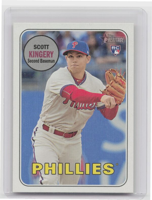 2018 Heritage Scott Kingery SP VAR #511 Phillies