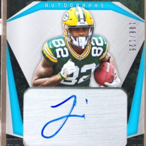 2018 Panini Elements J'Mon Moore RC Auto /125 #RTA-34 Packers Rookie Titanium