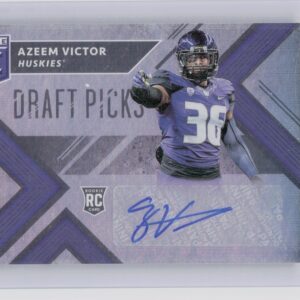 2018 Panini Elite Draft Picks Azeem Victor AU #223 Huskies Draft Picks Autograph