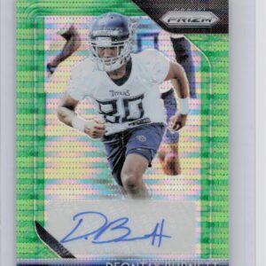 2018 Panini Prizm Deontay Burnett AU #RA-DB Titans Rookie Autographs Prizm Neon