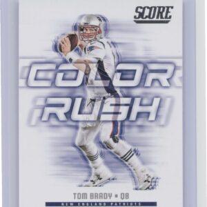 2018 Panini Score Tom Brady Color Rush #1 Patriots